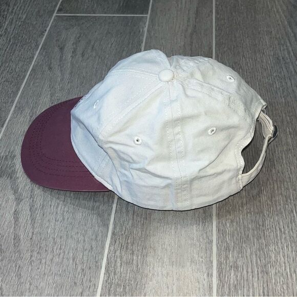 Sunset Embroidered Beige & Maroon Baseball Hat - Picture 4 of 7